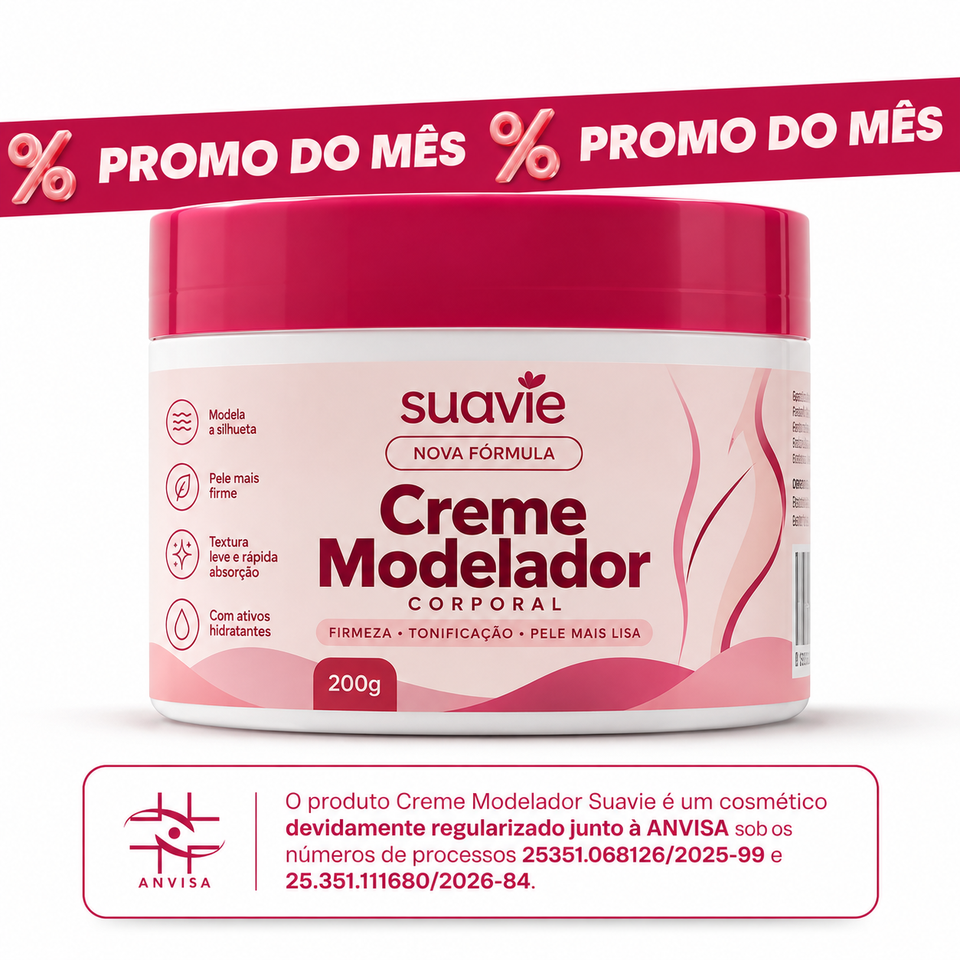 Creme Corporal Anticelulite e Antiestrias Suavie™