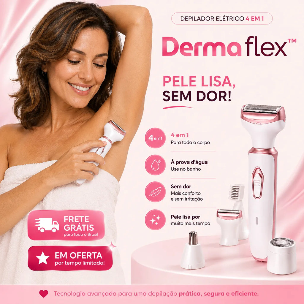 Depilador Elétrico 4 em 1 - SuavieFlex™